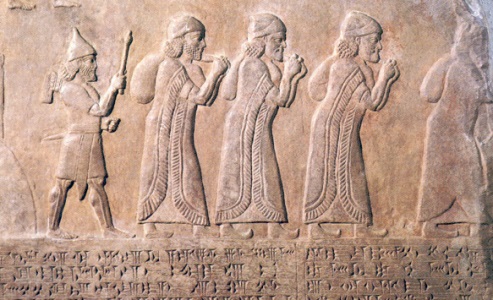 The deportation of the Jews by the Babylonians