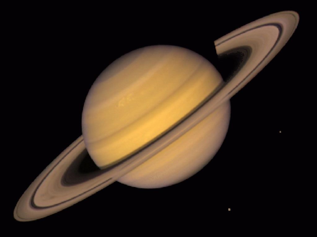 The planet Saturn