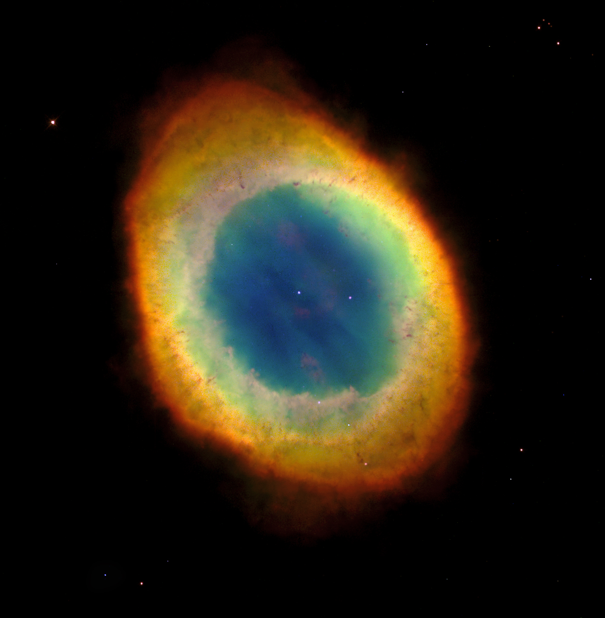 The Ring Nebula M57 (or NGC 6720) in the constellation Lyra (Harp)