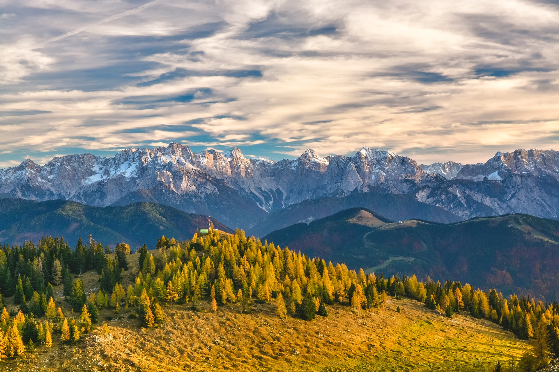 A mountain landscape in Austria